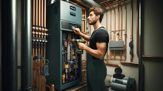 Монтаж труб та комплектуючих для опалення у Львові фото